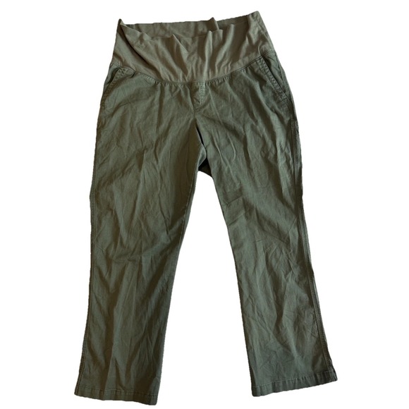 OLD NAVY by Gap ~XL ~ Maternity Rollover-Waist OGC Cotton Chino Pants NWT - Picture 4 of 16